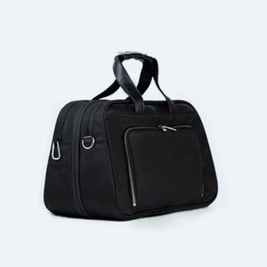 📣SOLD Nomad Lane Bento Bag V3.0 Personal Item Bag in Jet Black & Silver